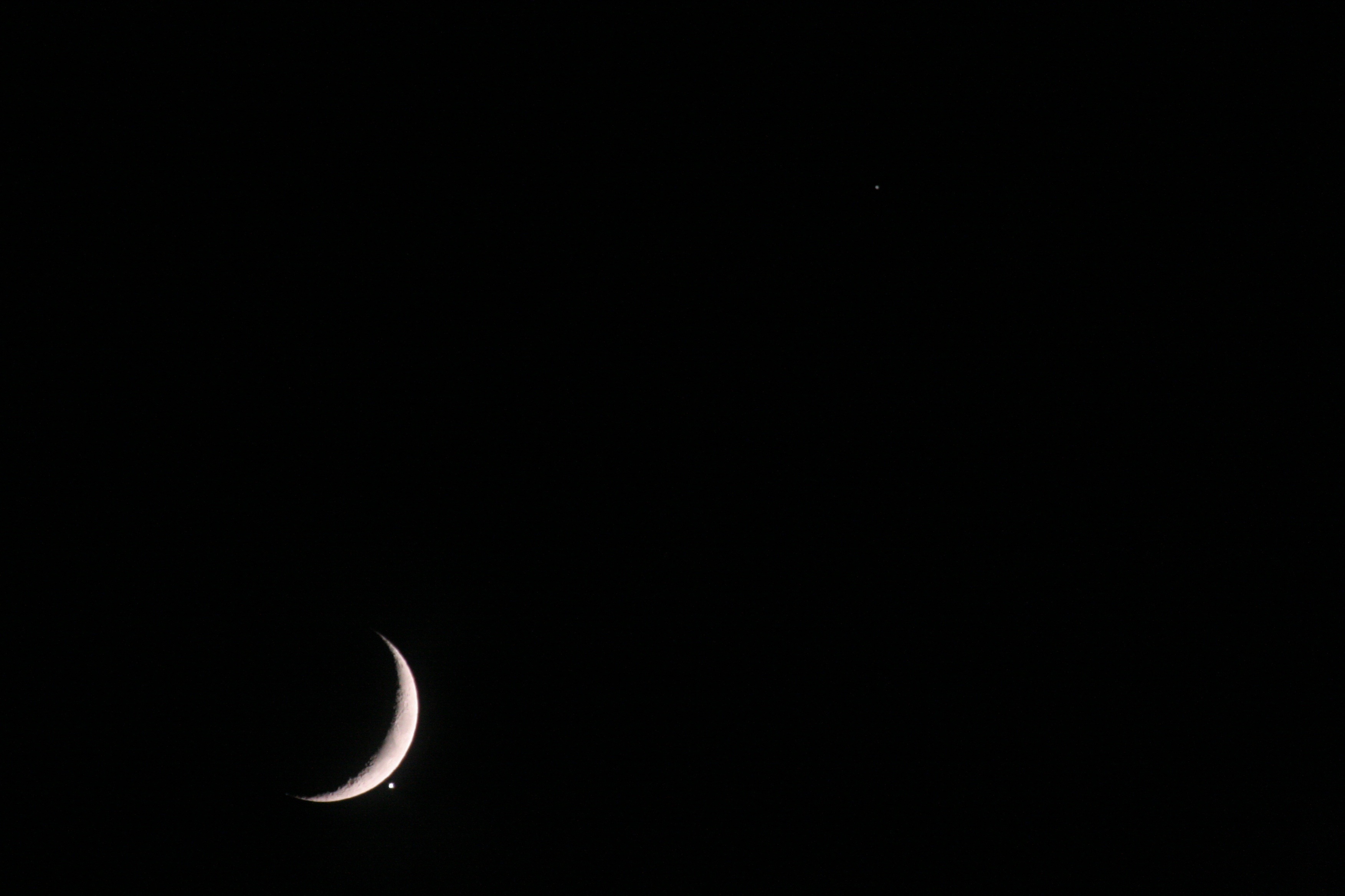 Moon, Venus and Jupiter